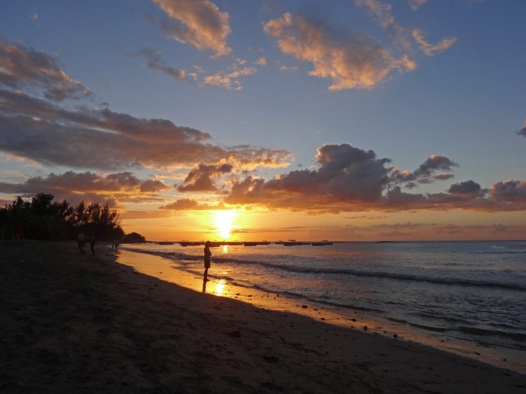 Coucher de soleil - Plage Tamarin - Ile Maurice