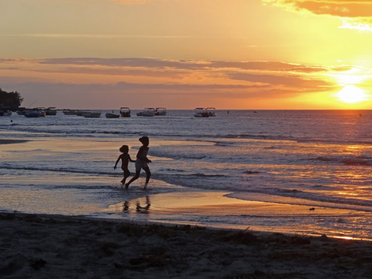 Coucher de soleil - Plage Tamarin - Ile Maurice