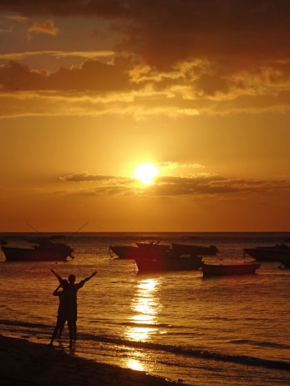 Coucher du soleil - Plage Tamarin - Ile Maurice