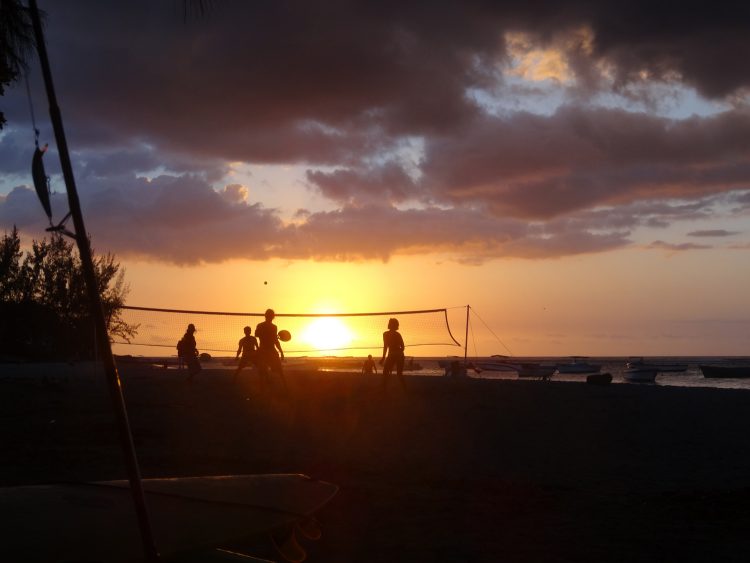 Coucher de soleil - plage Tamarin - Ile Maurice