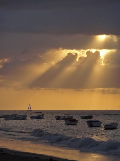 Coucher du soleil - Plage Tamarin - Ile Maurice