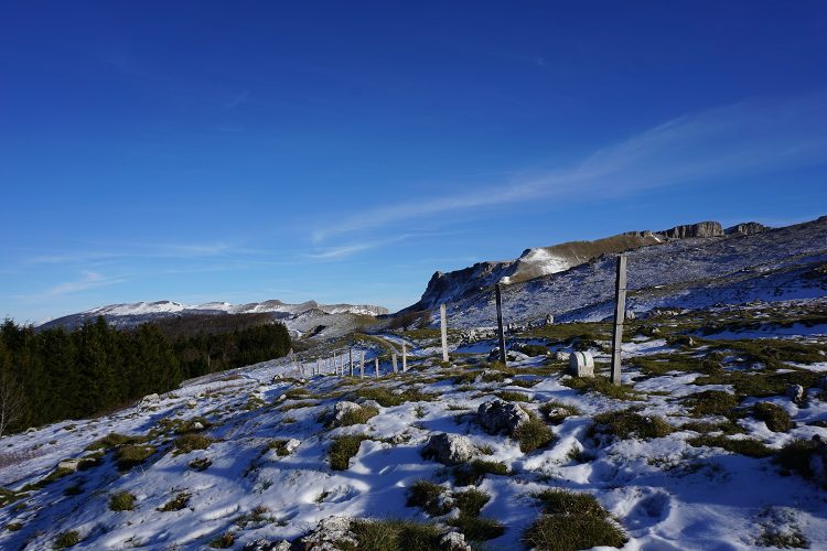 rando neige - pelouse de la Sausse - col de la Bataille - Vercors - Drôme
