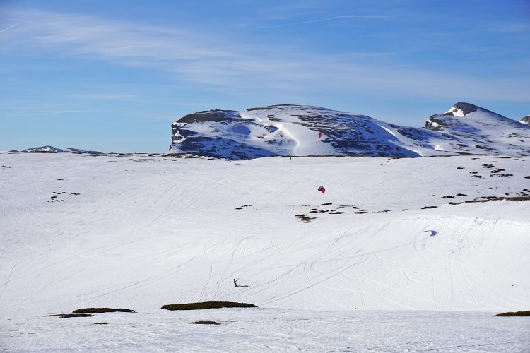 Kitesurf sur le plateau de Font d'Urle - Vercors - Drôme